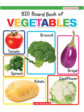 Little Scholarz New Big Board Book Of Vegetables